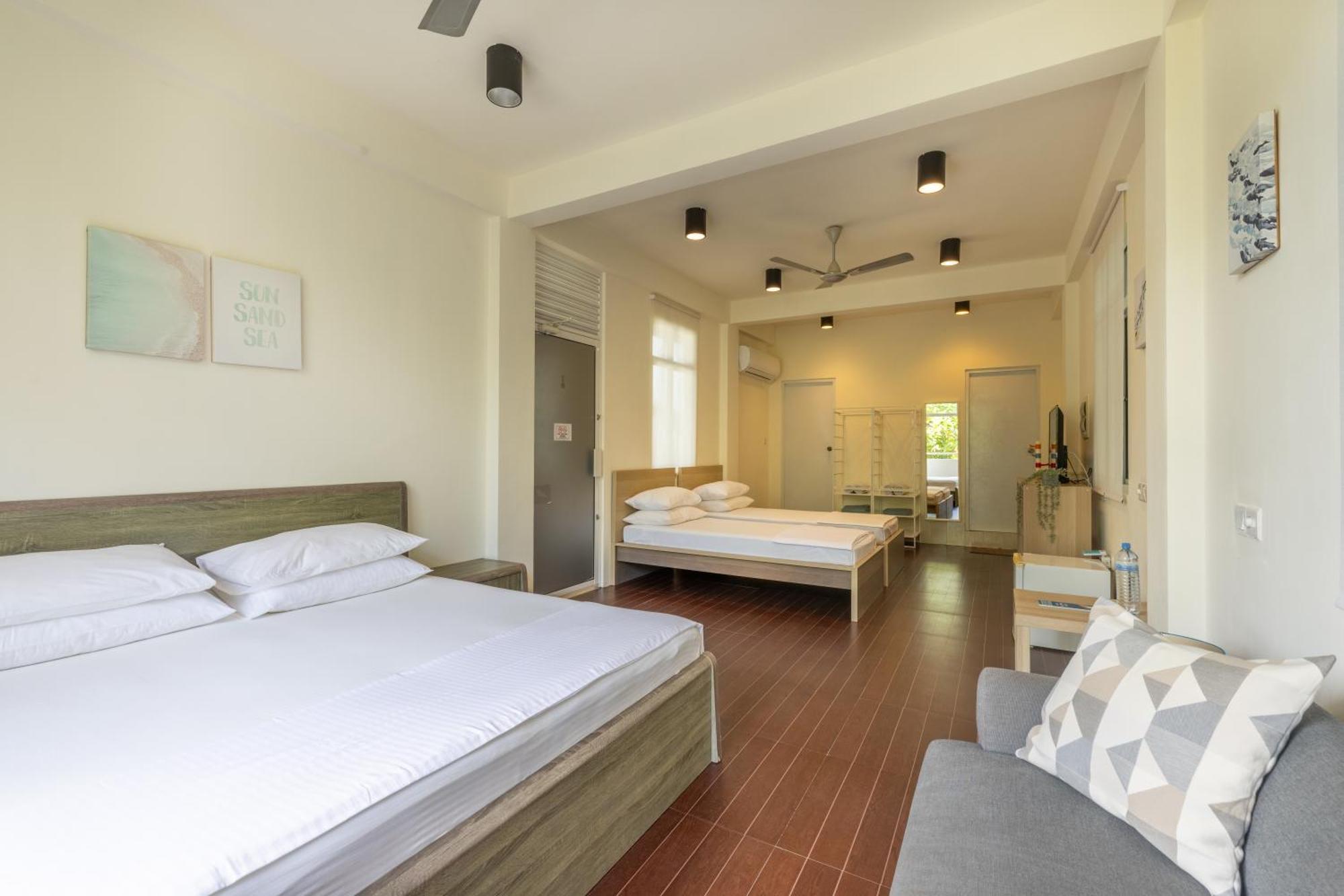 Three Hearts Guesthouse And Villas Fulhadhoo Rum bild