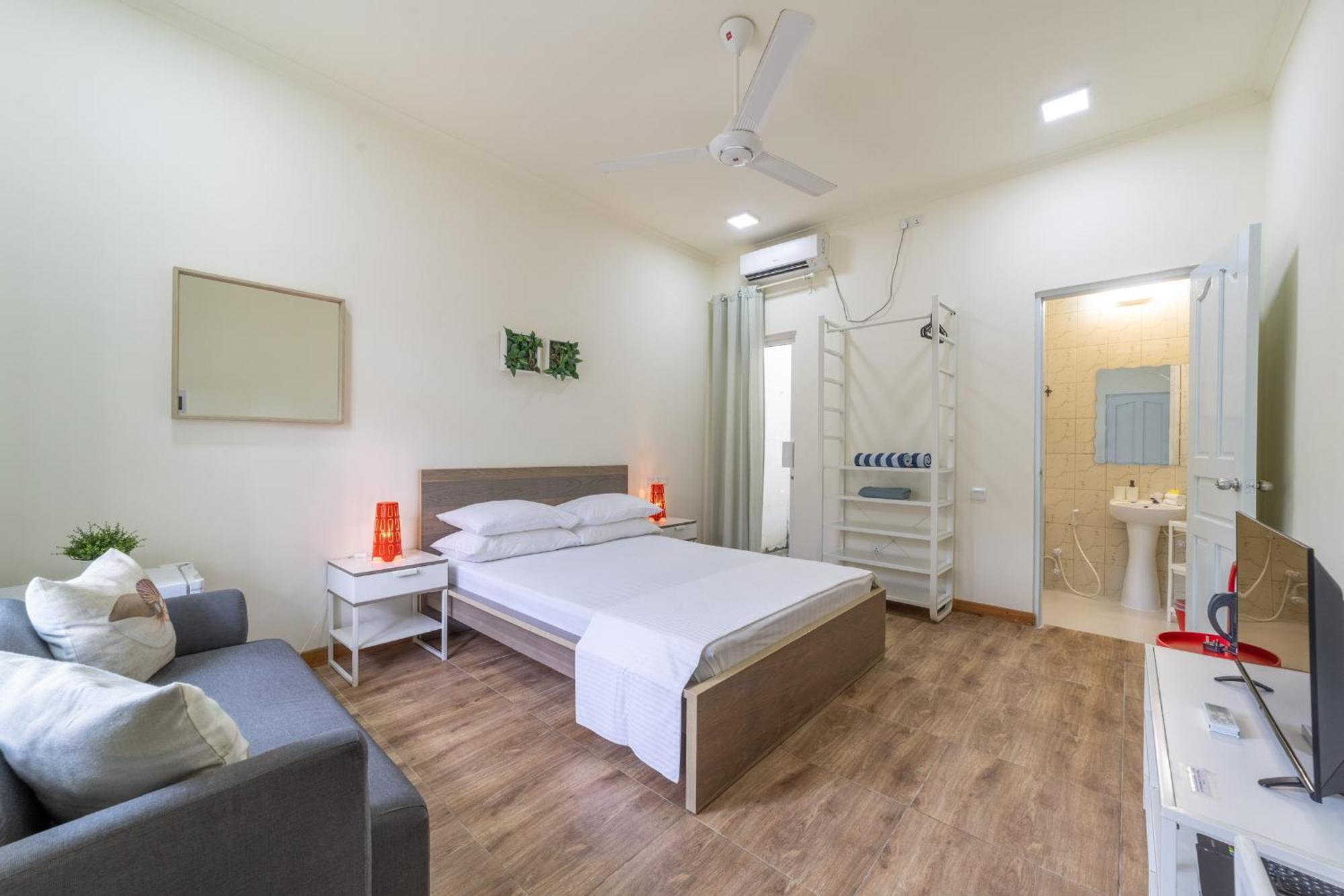 Three Hearts Guesthouse And Villas Fulhadhoo Rum bild