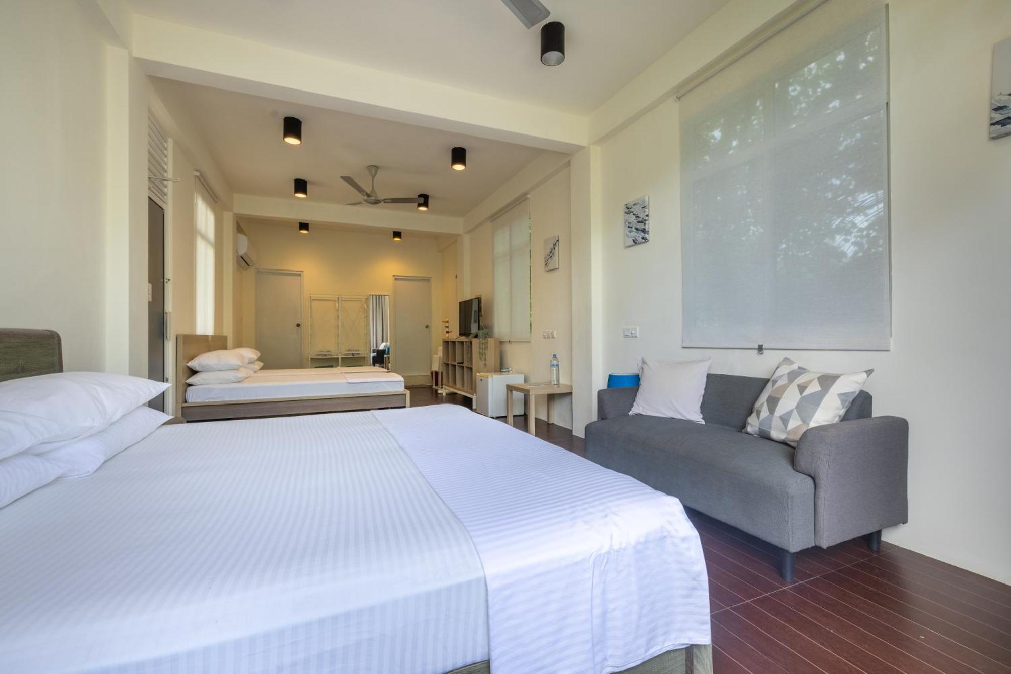 Three Hearts Guesthouse And Villas Fulhadhoo Rum bild