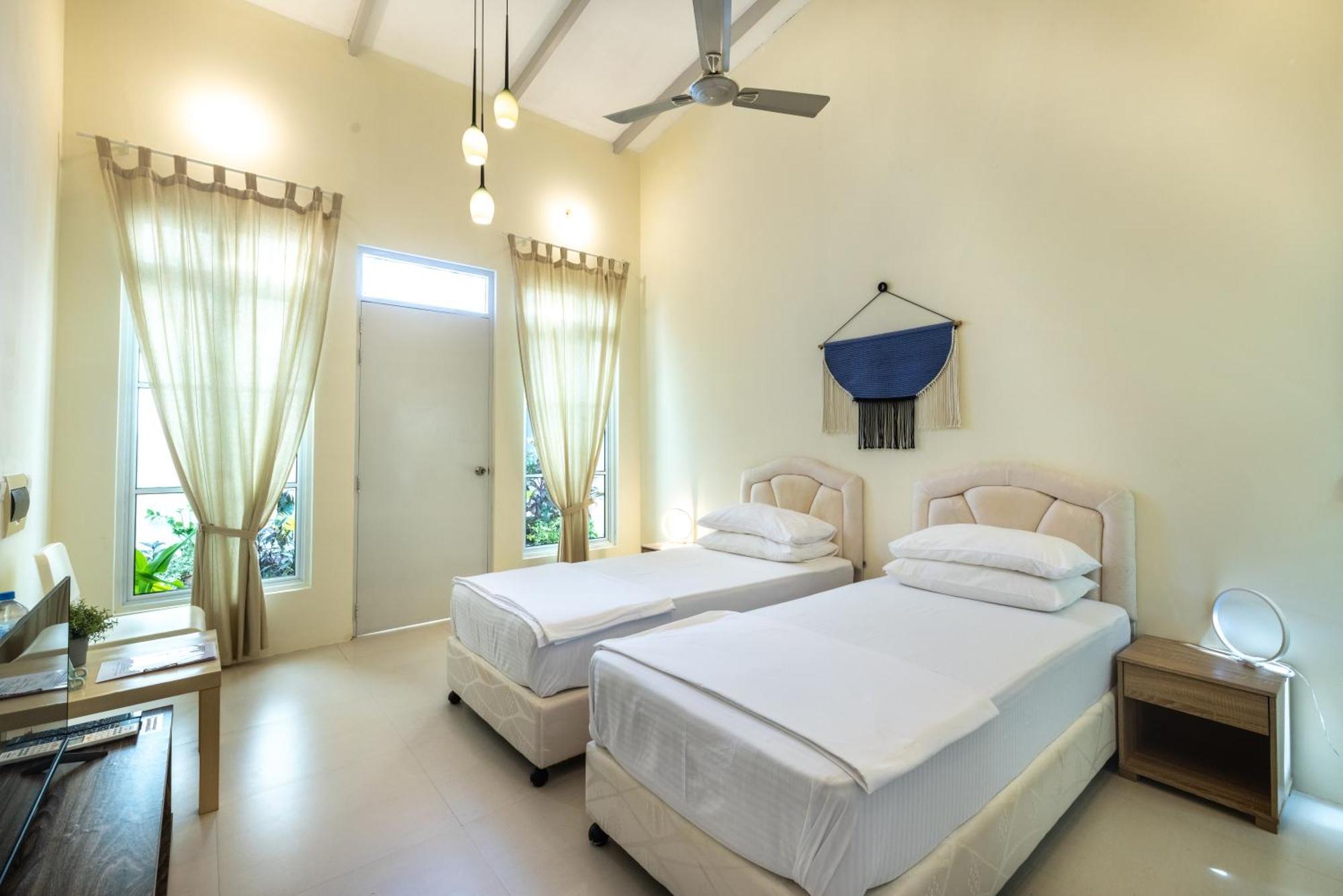 Three Hearts Guesthouse And Villas Fulhadhoo Rum bild